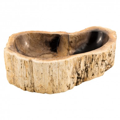 Hakan - lavabo in legno pietrificato