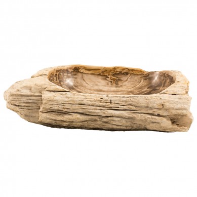Barbro - lavandino leggero in legno pietrificato