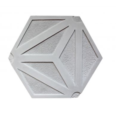 Xenia - heksagonalna płytka cementowe z wzorem 3D