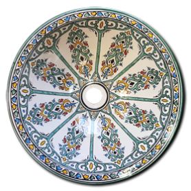 Arahal - lavabo in ceramica marocchina