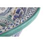 Sishia - Lavabo colorato in ceramica marocchina 