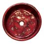 Gabriela - Lavabo in ceramica rosso 