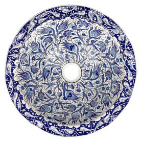 Ebru - lavabo da appoggio in ceramica