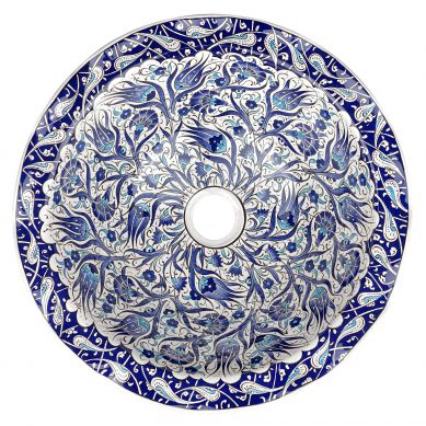 Ebru – lavabo da appoggio in ceramica