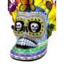 Cráneo flamas con bicho - cranio in fiamme dal Messico
