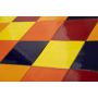 Intenso - patchwork di piastrelle monocolore - 90 pezzi, 1 m2