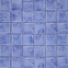Azul Mezclilla Delgado azzuro - piastrella monocolore Talavera - 90 pezzi