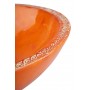Konstancja - Lavabo decorato arancione 